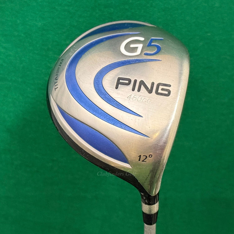 Ping G5 460cc Titanium 12° Driver Factory Ping TFC 100D Graphite Seniors