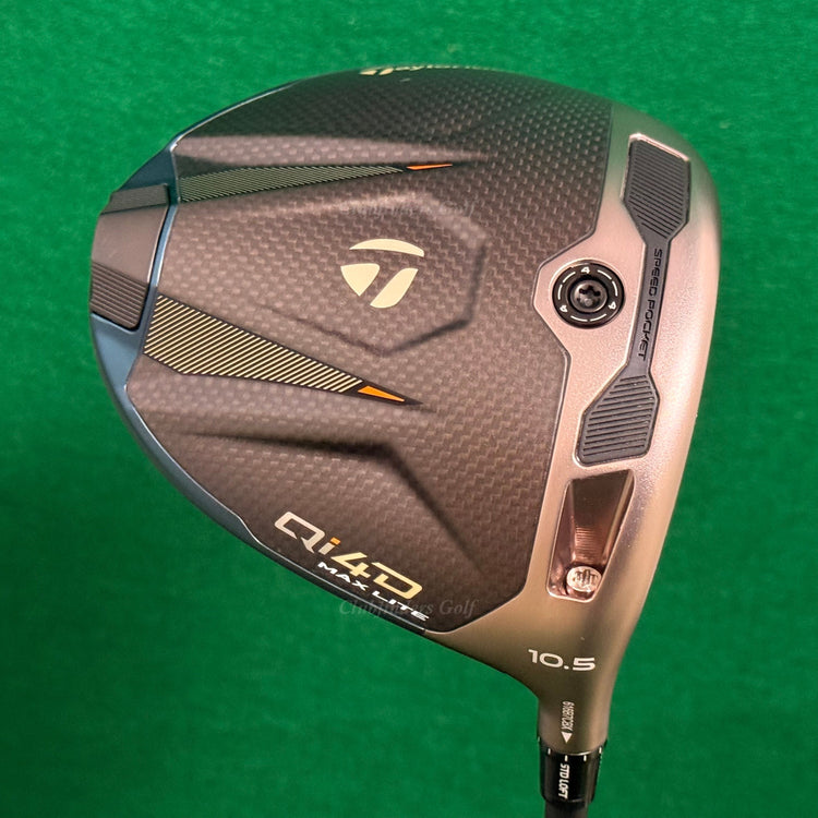 TaylorMade Qi4D Max Lite 10.5° Driver REAX Blue MR-50-A Graphite Seniors w/ HC