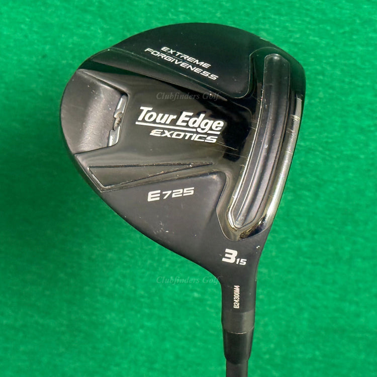 Tour Edge Exotics E725 15° Fairway 3 Wood Cypher Fifty 5.5 Graphite Regular