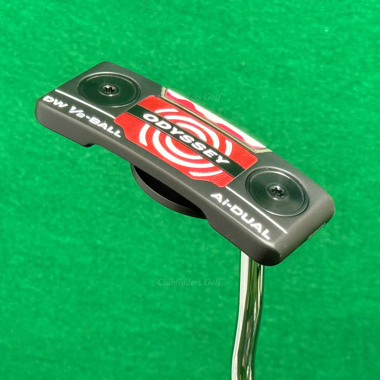 Odyssey 2026 Ai-DUAL Double-Wide 1/2 Ball 35" Double-Bend Putter SL90 w/ HC