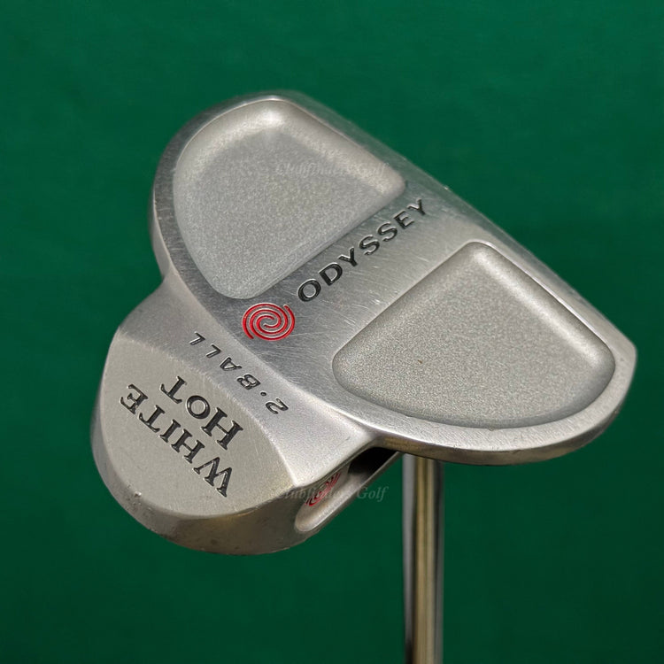 Odyssey White Hot 2-Ball Center-Shafted 35" Mallet Putter Golf Club