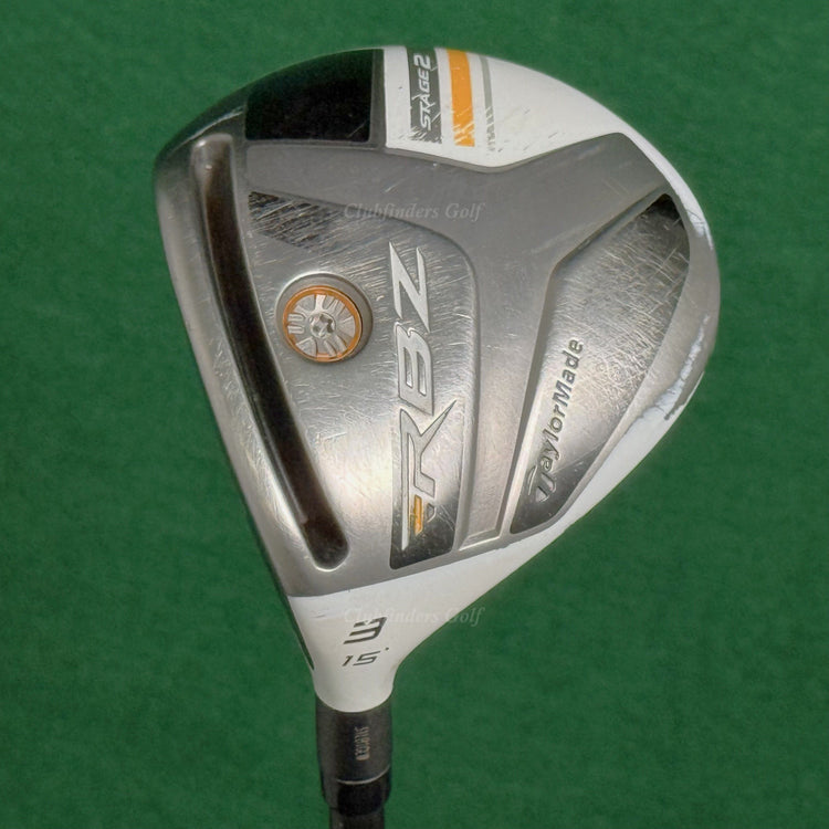 LH TaylorMade RBZ Stage 2 Fairway 15° 3 Wood Rocketfuel Matrix 60g Regular