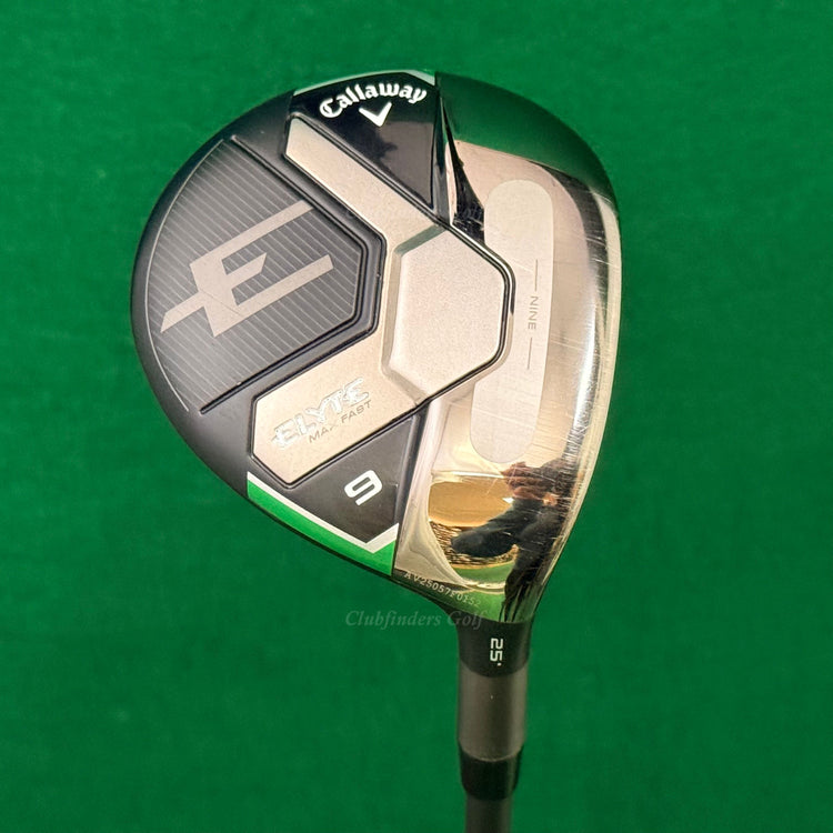 Callaway ELYTE Max Fast 25° Fairway 9 Wood Vanquish 4-R2 Graphite Seniors w/HC