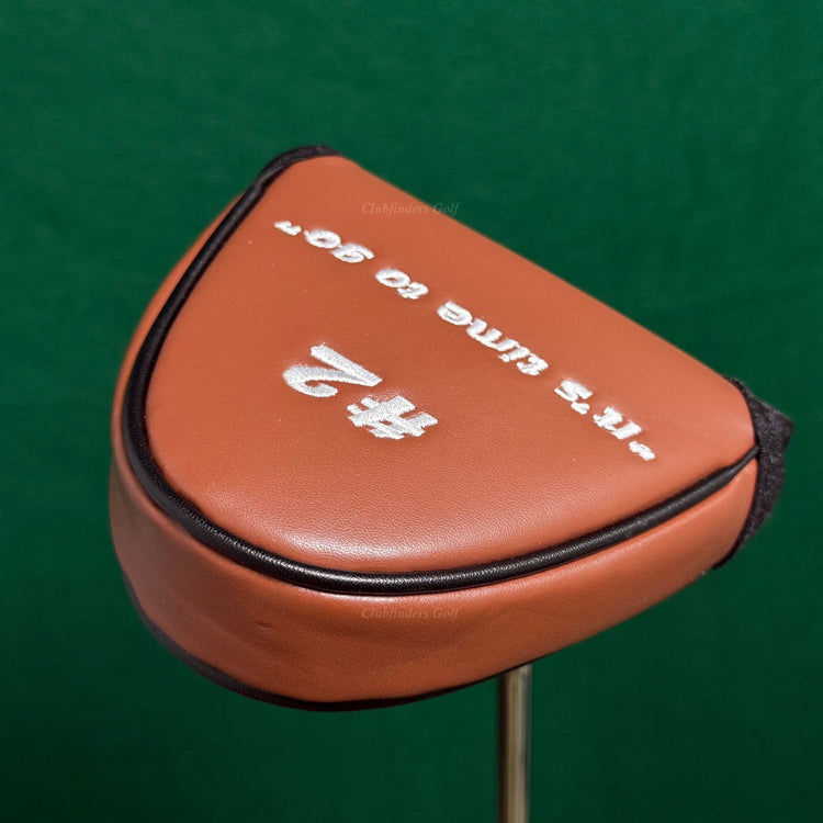 InTech Golf #2 Poop Emoji 35" Double-Bend Mallet Putter Golf Club w/ HC