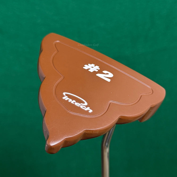InTech Golf #2 Poop Emoji 35" Double-Bend Mallet Putter Golf Club w/ HC
