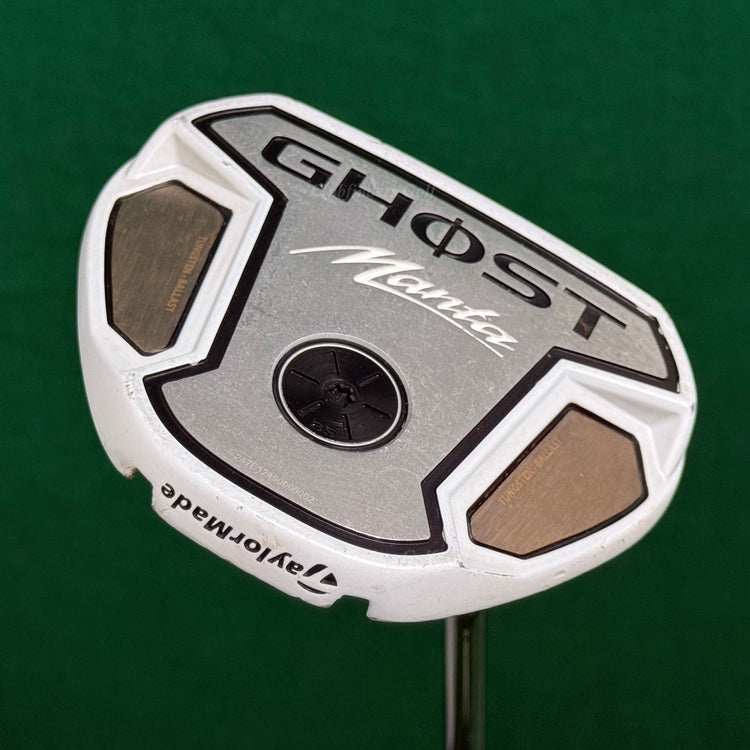 TaylorMade Ghost Manta Heel-Shafted Double-Bend Mallet 35" Putter Golf Club