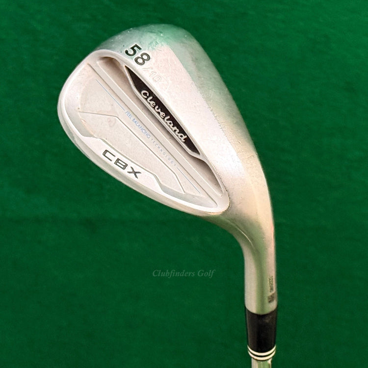 Cleveland CBX Chrome 58-10 58° Lob Wedge Dynamic Gold 115 Steel Wedge Flex