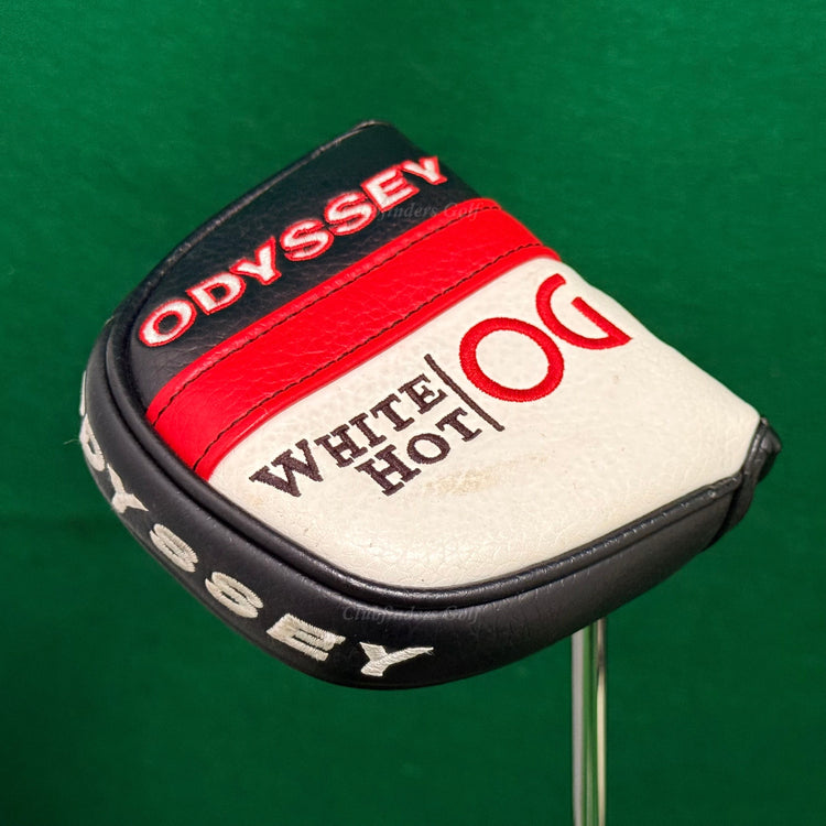 Odyssey White Hot OG 7S 34.5" Slant-Neck Mallet Putter Golf Club w/ HC *Read*