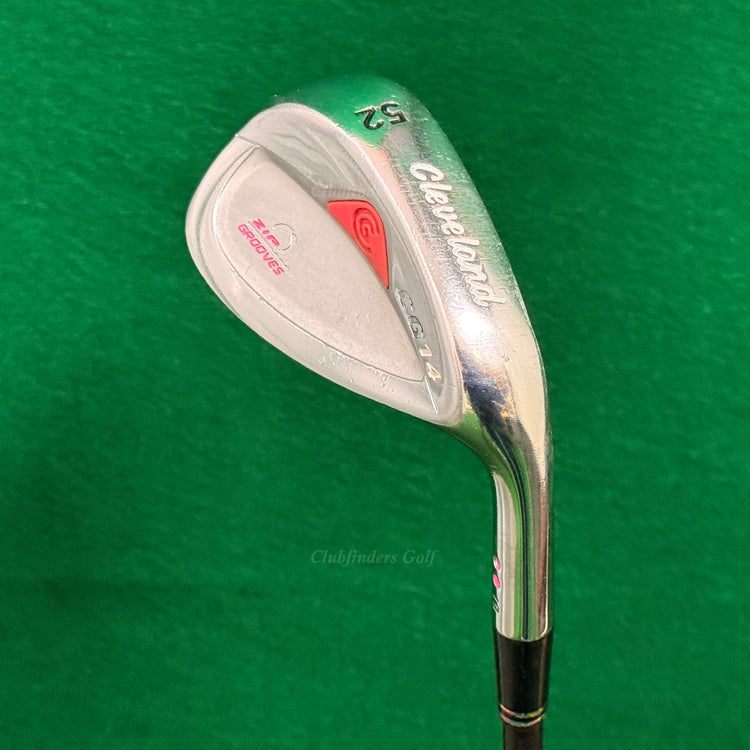 Lady Cleveland CG14 Zip Grooves Chrome 52-10 52° Gap Wedge W Series 59-L Ladies