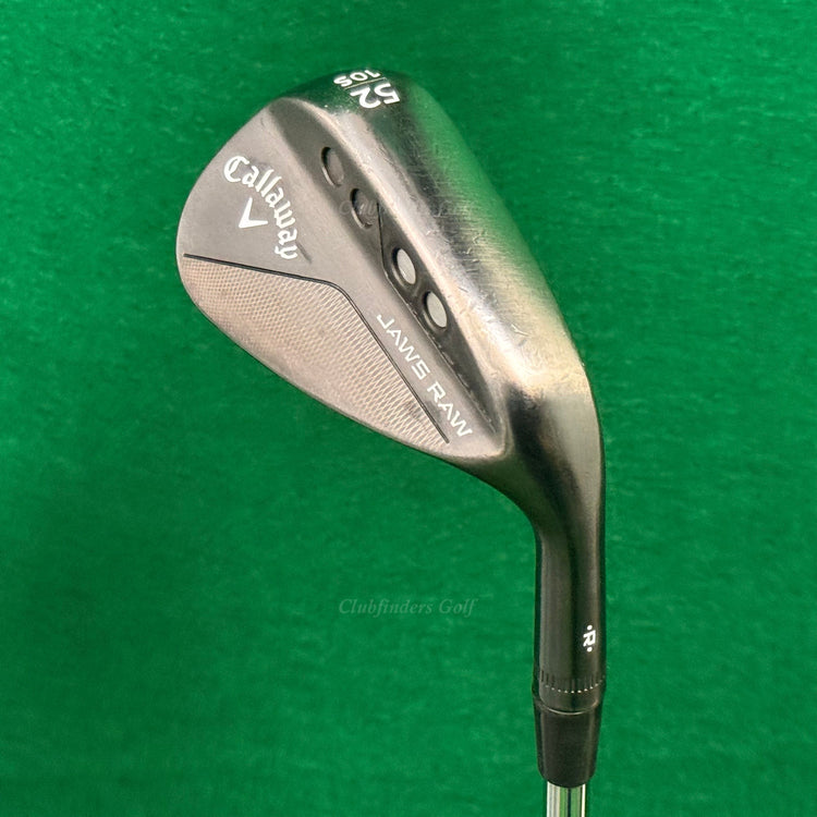 Callaway Jaws Raw Black 52-10S 52° Gap Wedge Vokey Design Steel Wedge Flex