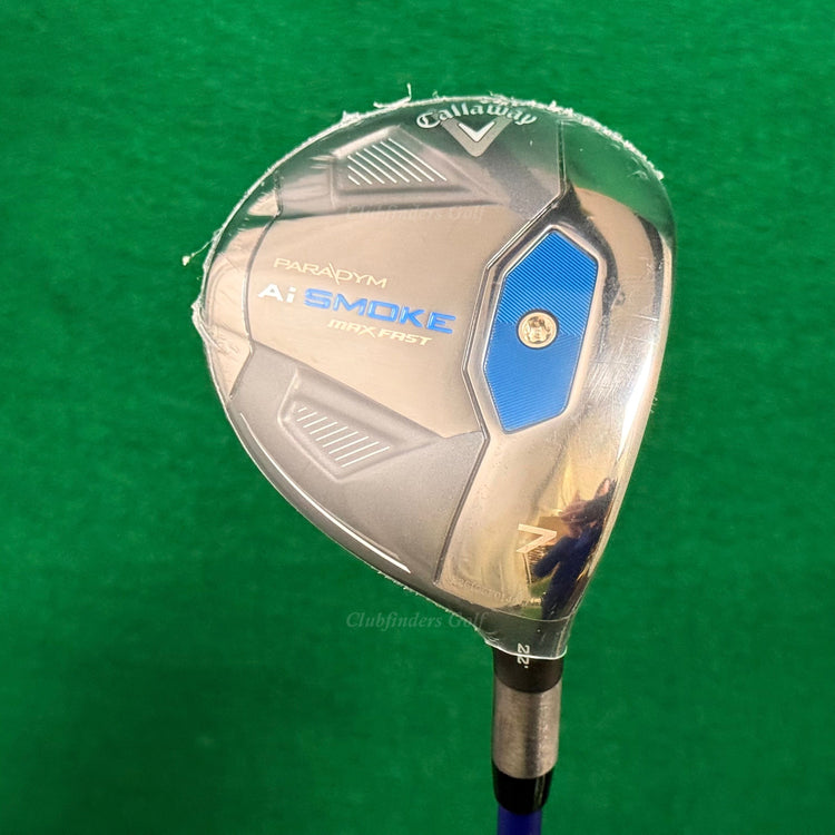 NEW Callaway Paradym Ai Smoke Max Fast 22° Fairway Wood 7 Diamana S+72 Stiff/HC