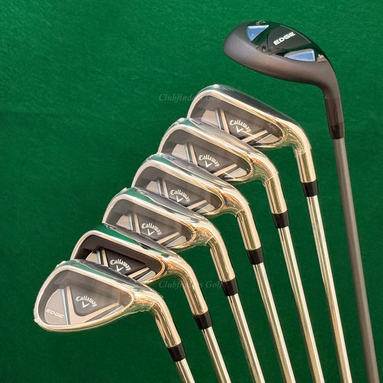 Callaway Edge 5H, 6-PW,SW Iron Set Callaway Edge Steel/Graphite Regular w/HC