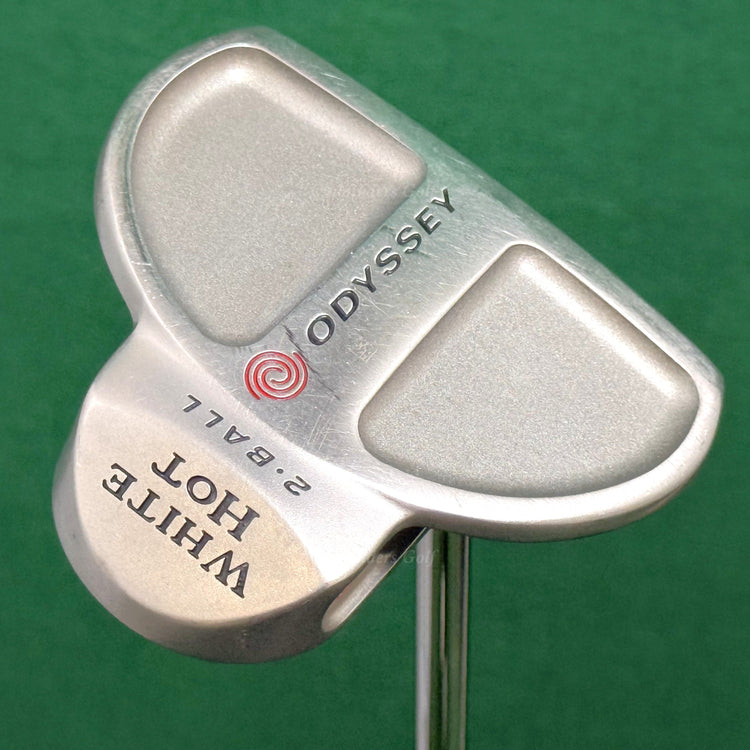 Odyssey White Hot 2-Ball Center-Shafted 35" Mallet Putter Golf Club