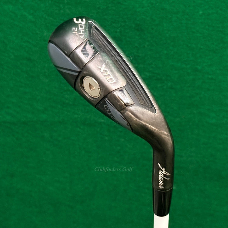 Adams Golf XTD DHY Proto 21° 3 Hybrid Ozik Altus hX3 White Tie Graphite Stiff
