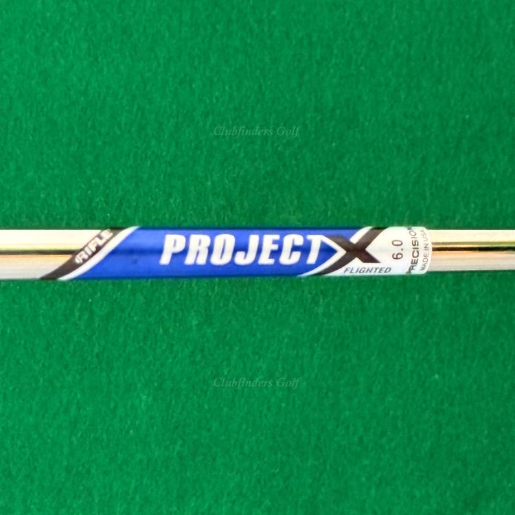 TaylorMade P-7TW Tiger Woods 4-PW Iron Set Project X 6.0 Flighted Steel Stiff