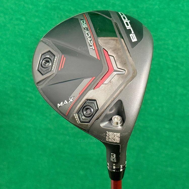 Cobra DS-ADAPT MAX 15.5° Fairway 3 Wood Denali Red 50g 6.0 Graphite Stiff