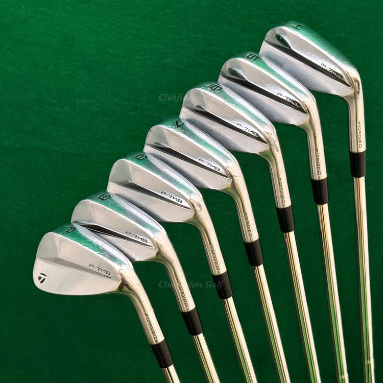 TaylorMade P-7MB Forged 2021 4-PW Iron Set Dynamic Gold TI X100 Steel X-Stiff