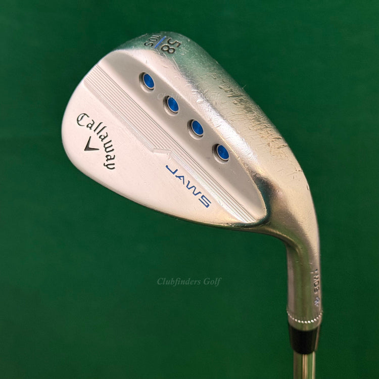 Callaway MD5 Jaws Chrome 58-10S 58° Lob Wedge Callaway Impact Steel Wedge Flex