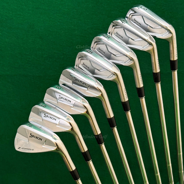 Srixon ZX7 MKII/ Z-Forged II 3-PW Iron Set Dynamic Gold TI X100 Steel ExStiff