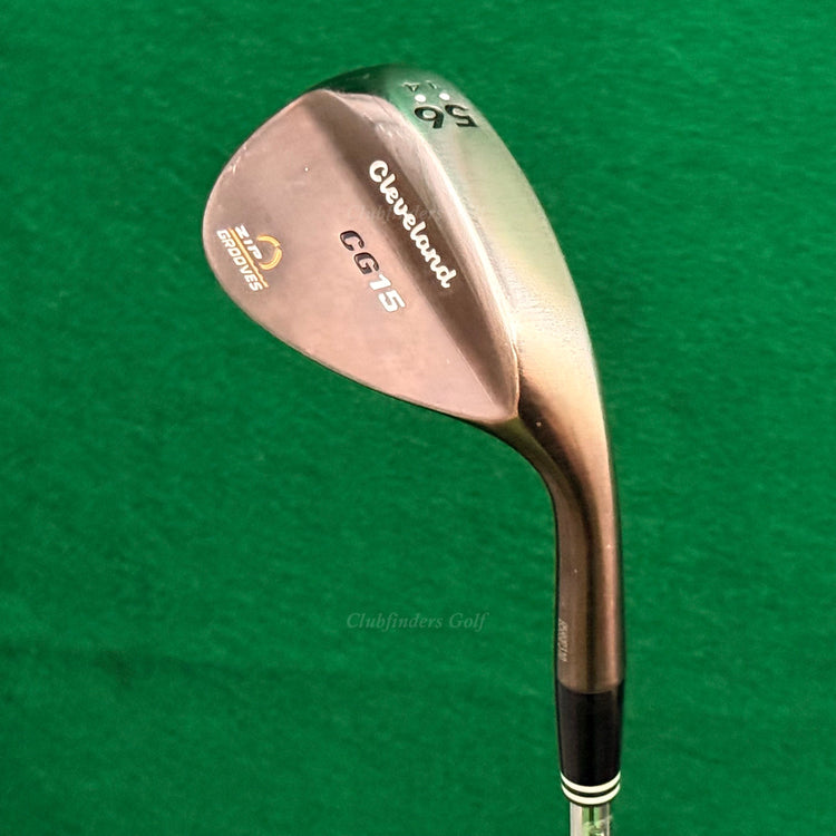 Cleveland CG15 Zip Grooves Black Pearl 56-14 56° Sand Wedge Traction Wedge Flex