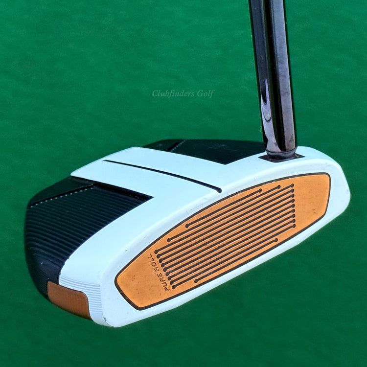TaylorMade Spider FCG Copper/White Single-Bend 35" Putter w/Super Stroke & HC
