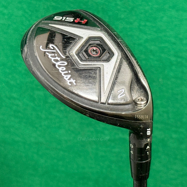 Titleist 915H 18° 2 Hybrid Mitsubishi Kai'li Red HY 95-X Graphite Extra Stiff