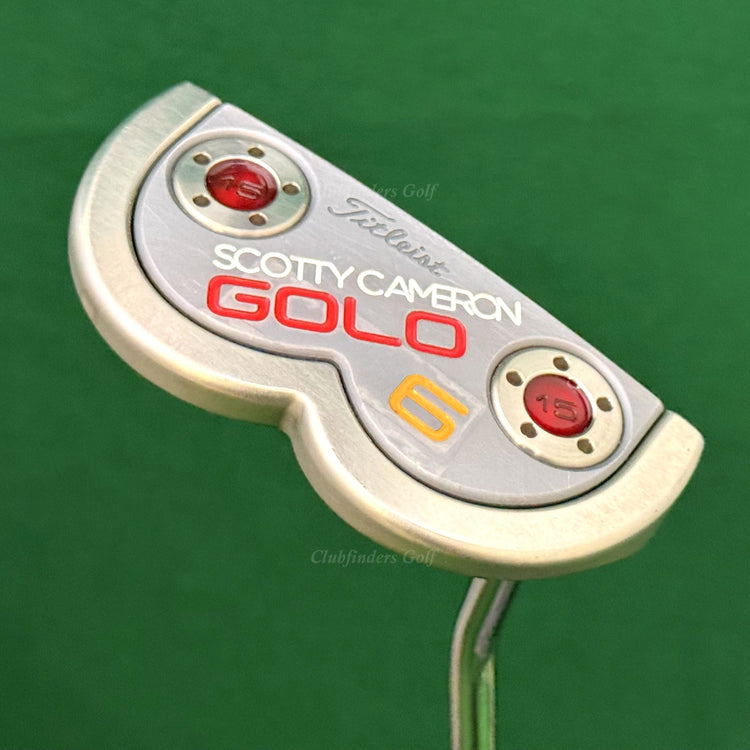 Scotty Cameron 2015 GOLO 6 34" Single-Bend Putter Golf Club Titleist w/ HC