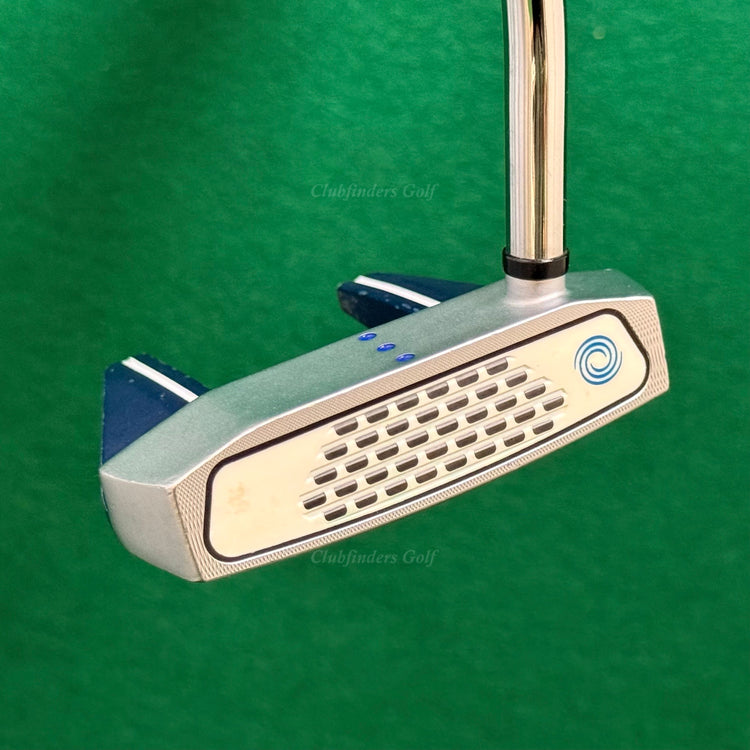 Odyssey Stroke Lab Seven Blue 33" Double-Bend Mallet Putter BGT Stability Tour