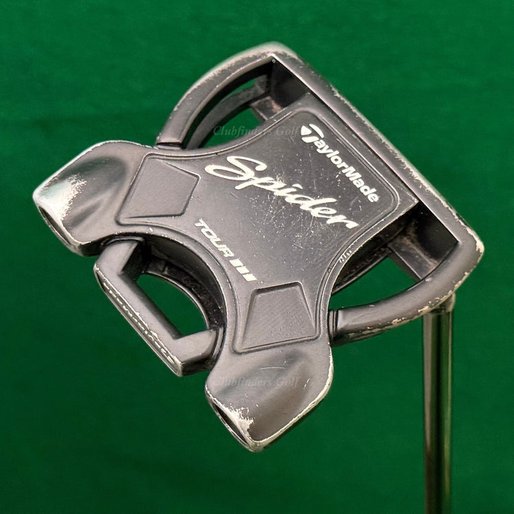 TaylorMade Spider Tour 2020 Black #3 35" Slant-Neck Mallet Putter w/Super Stroke