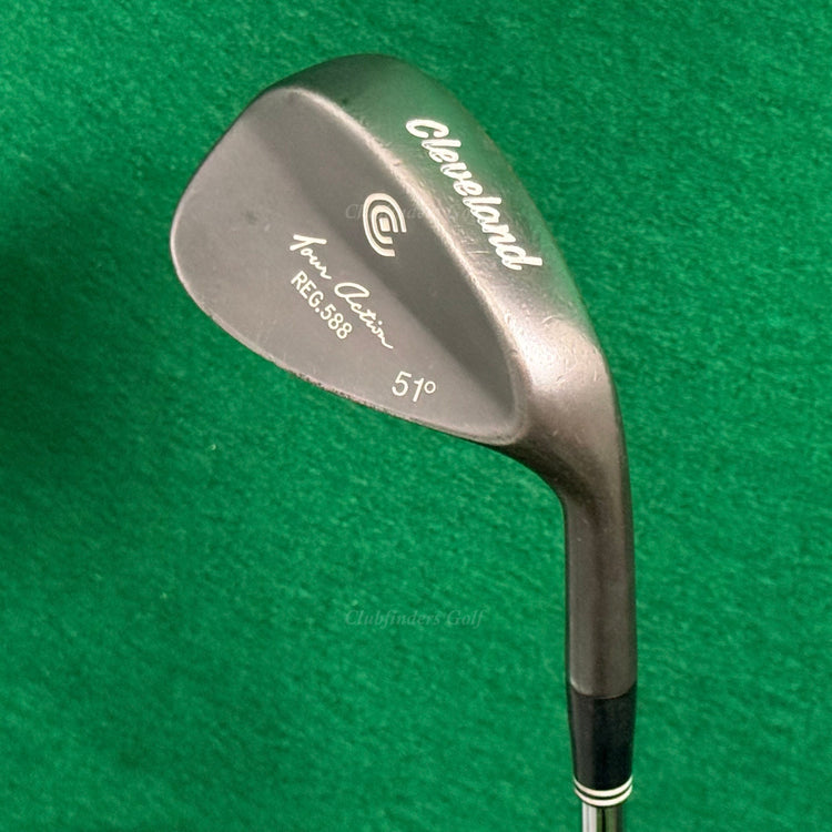 Cleveland Tour Action REG 588 Gunmetal 51° Gap Wedge Stepped Steel Wedge Flex