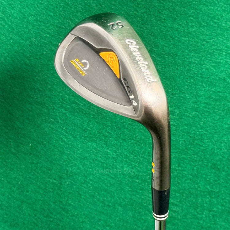 Cleveland CG14 Black Pearl 52-10 52° Gap Wedge Stepped Steel Wedge Flex