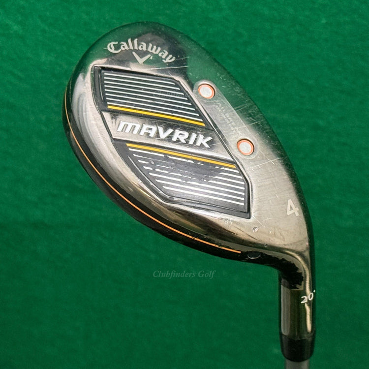 Callaway Mavrik 20° 4 Hybrid Project X Catalyst 55 5.0 Graphite Seniors