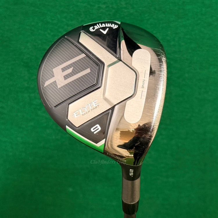 Callaway ELYTE Max Fast 25° Fairway 9 Wood Vanquish 5-R2 Graphite Seniors w/HC