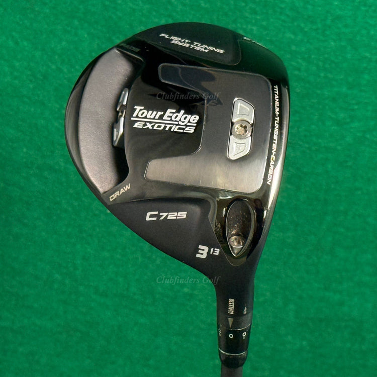Tour Edge Exotics C725 13° Fairway 3 Wood HZRDUS Black 6.0 70g Stiff w/HC