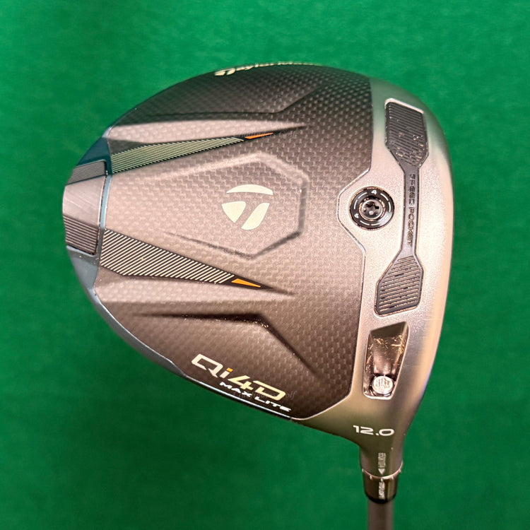 TaylorMade Qi4D Max Lite 12° Driver REAX Blue 40-A Graphite Seniors w/ HC