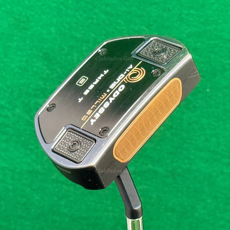 Odyssey Ai-ONE Milled Three T S 33.25" Slant-Neck Mid-Mallet Putter w/ HC
