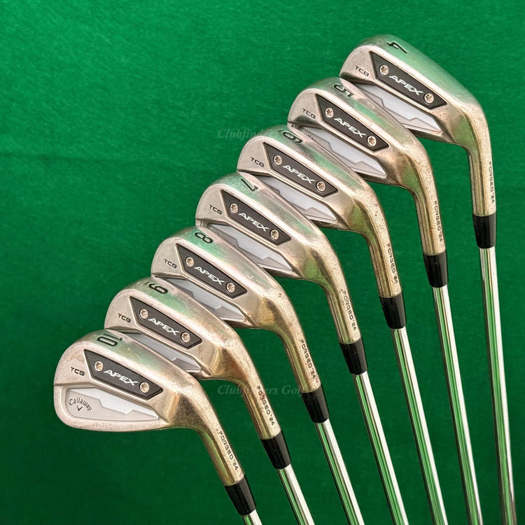 Callaway Apex TCB Forged '24 RAW Oil Ltd Ed 4-PW Iron Set ACCRA 115i Extra Stiff