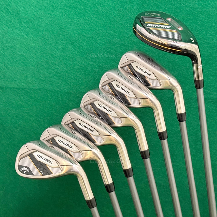Lady Callaway Mavrik Max W 2020 5H,6-AW Iron Set Catalyst 45 4.0 Graphite Ladies