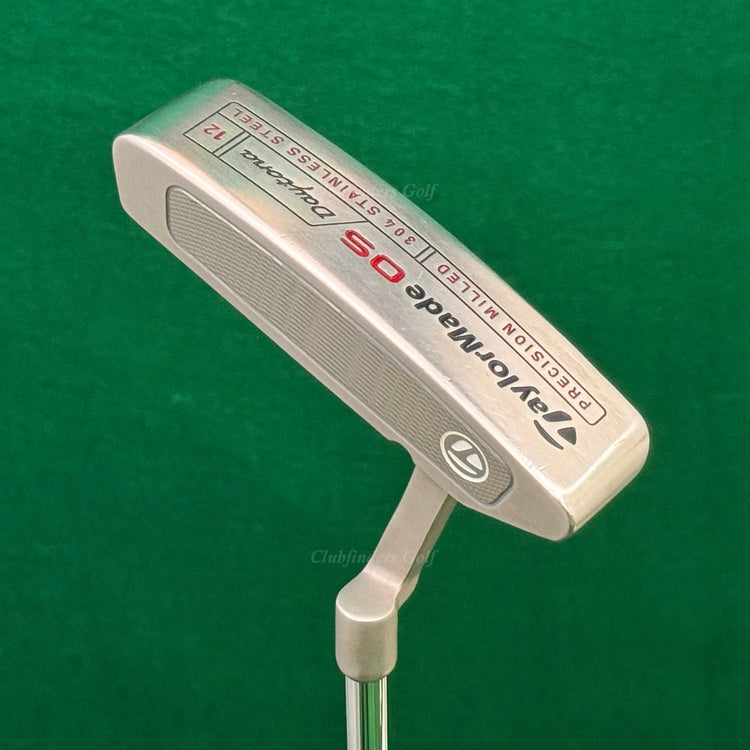 LH TaylorMade OS Daytona 12 35" L- Neck Blade Putter Golf Club w/Super Stroke