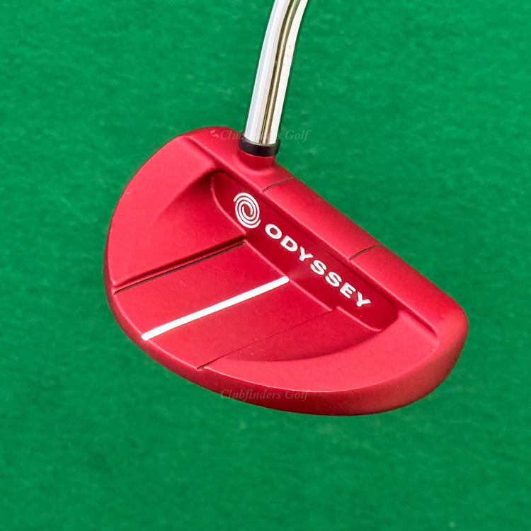 Odyssey O-Works R-Line Red 35" Double-Bend Mallet Putter w/ Stability Tour