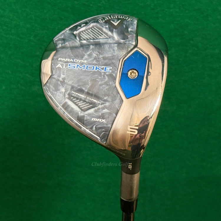 Callaway Paradym Ai Smoke Max 18° Fairway Wood 5 UST Mamiya LINQ 6F3 Regular