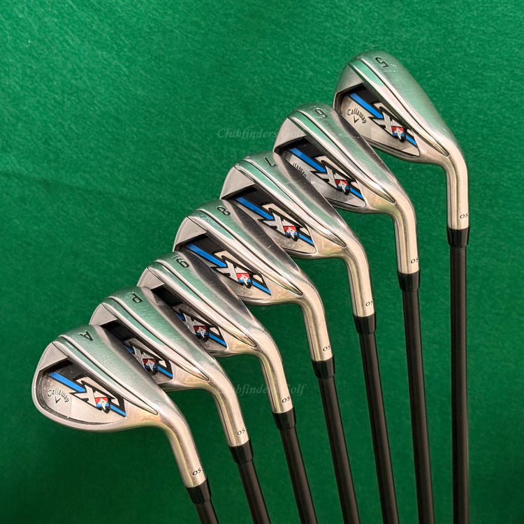 Callaway XR OS 5-AW Iron Set Mitsubishi Fubuki AT 50-A Graphite Seniors