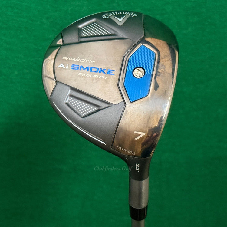 Callaway Paradym Ai Smoke Max Fast 22° 7 Fairway Wood Air Speeder 50 Regular &HC