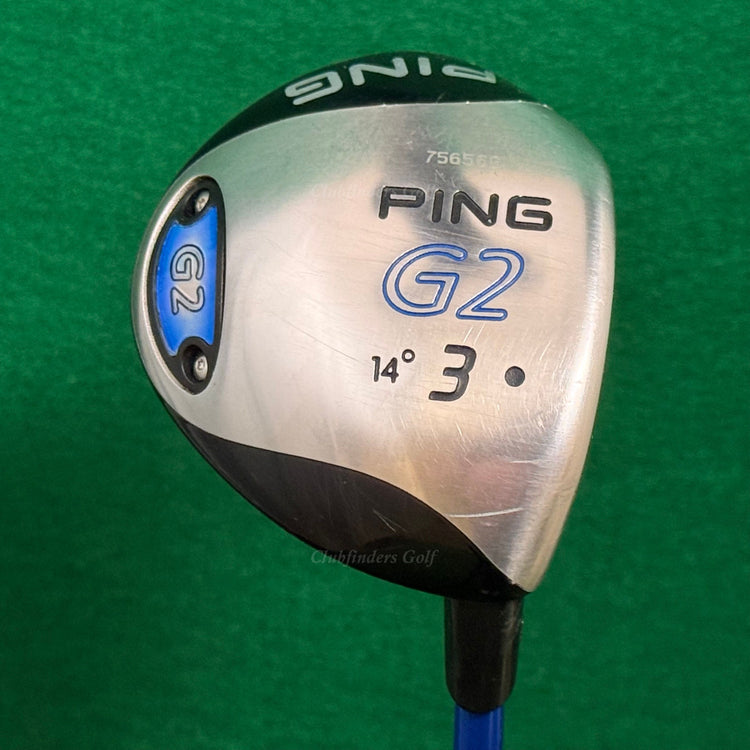 Ping G2 Black Dot 14° Fairway Wood 3 Grafalloy Blue Graphite Stiff