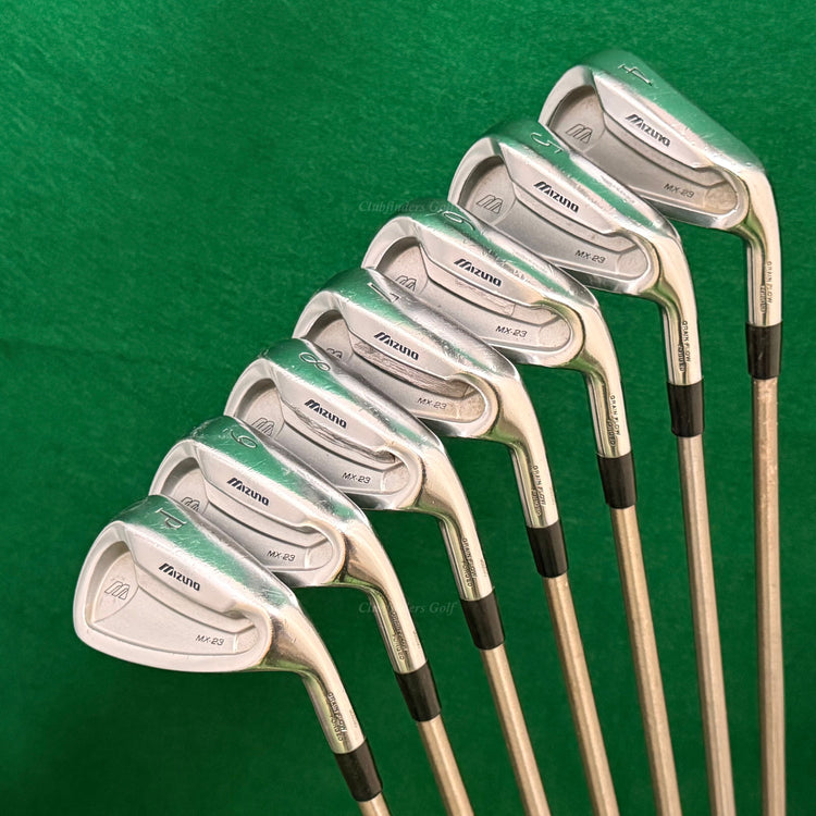 Mizuno MX-23 Forged 4-PW Iron Set SteelFiber i80 Composite Regular *READ*