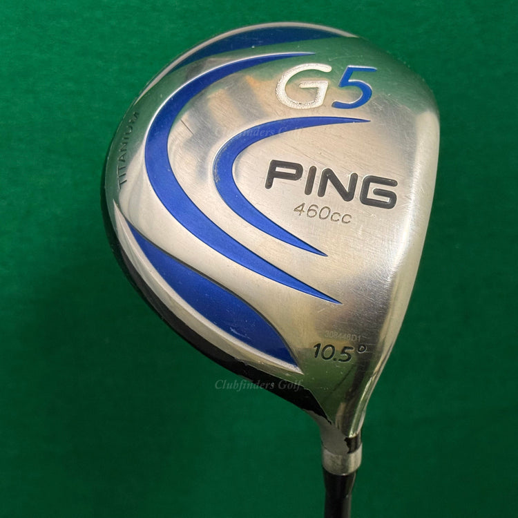 Ping G5 460cc 10.5° Titanium Driver Aldila NV 65-S Graphite Stiff