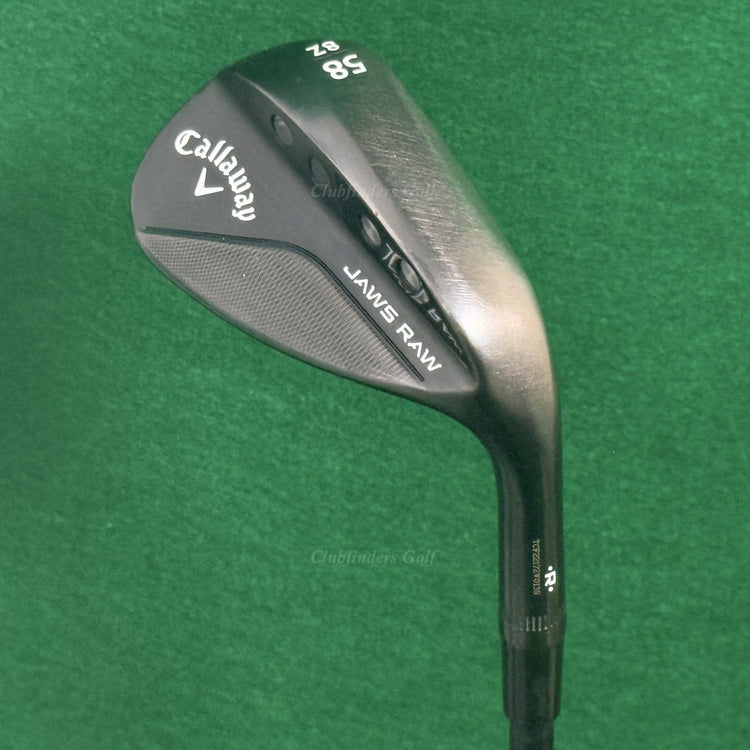 Callaway Jaws Raw Black 58-8Z 58° Lob Wedge ACCRA 125 SpT Graphite Wedge Flex