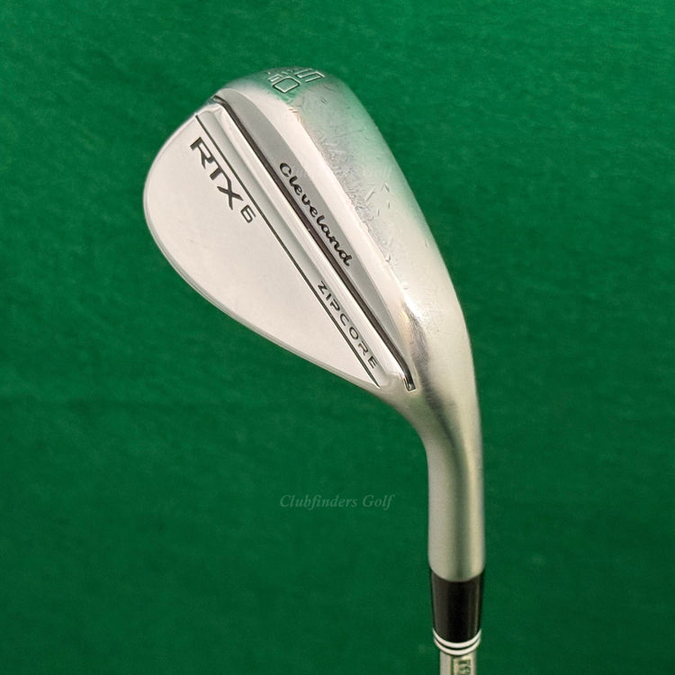 Cleveland RTX 6 Zipcore Mid Chrome 50-10 50° Gap Wedge DG Spinner TI Wedge Flex