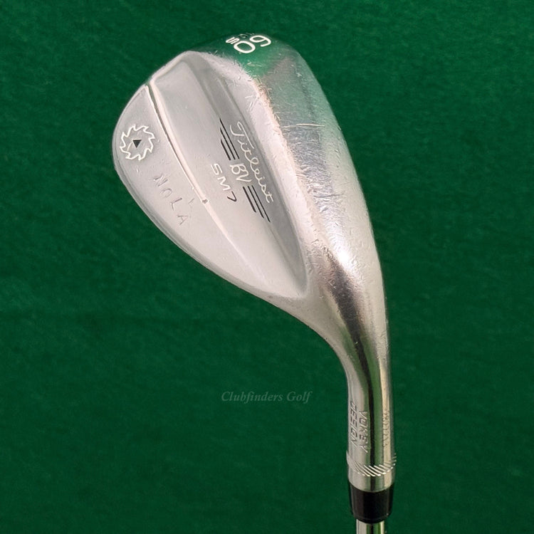 Titleist Vokey SM7 Tour Chrome 60-10S 60° Lob Wedge AMT S400 Tour White Stiff