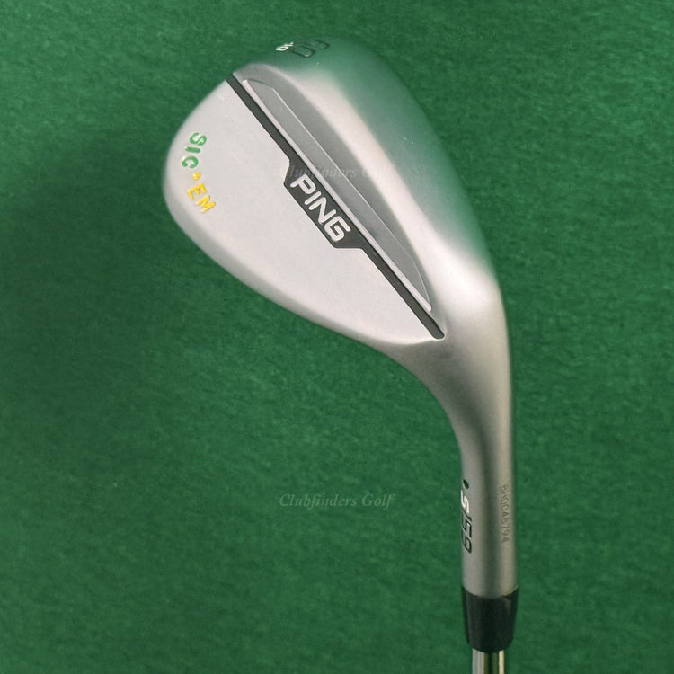 Ping S159 Chrome Black Dot 60-S10 60° Lob Wedge Ping Z-Z115 Steel Wedge Flex